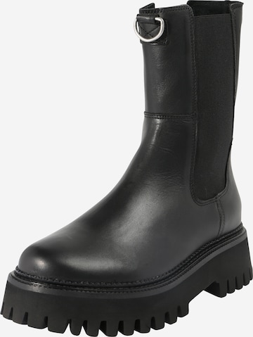 BRONX - Botas Chelsea 'GROOV-Y' en negro: frente