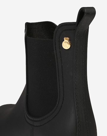 LEMON JELLY Rubber Boots 'Splash' in Black