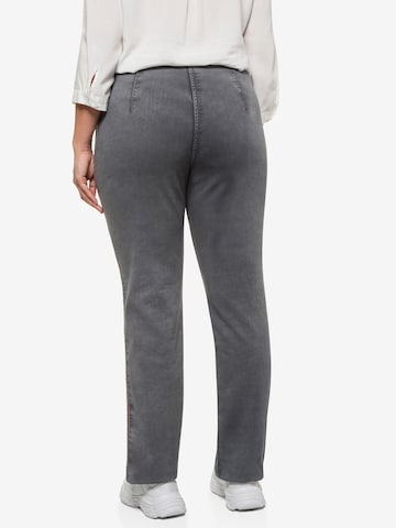 Ulla Popken Regular Jeans 'Mona' in Grau