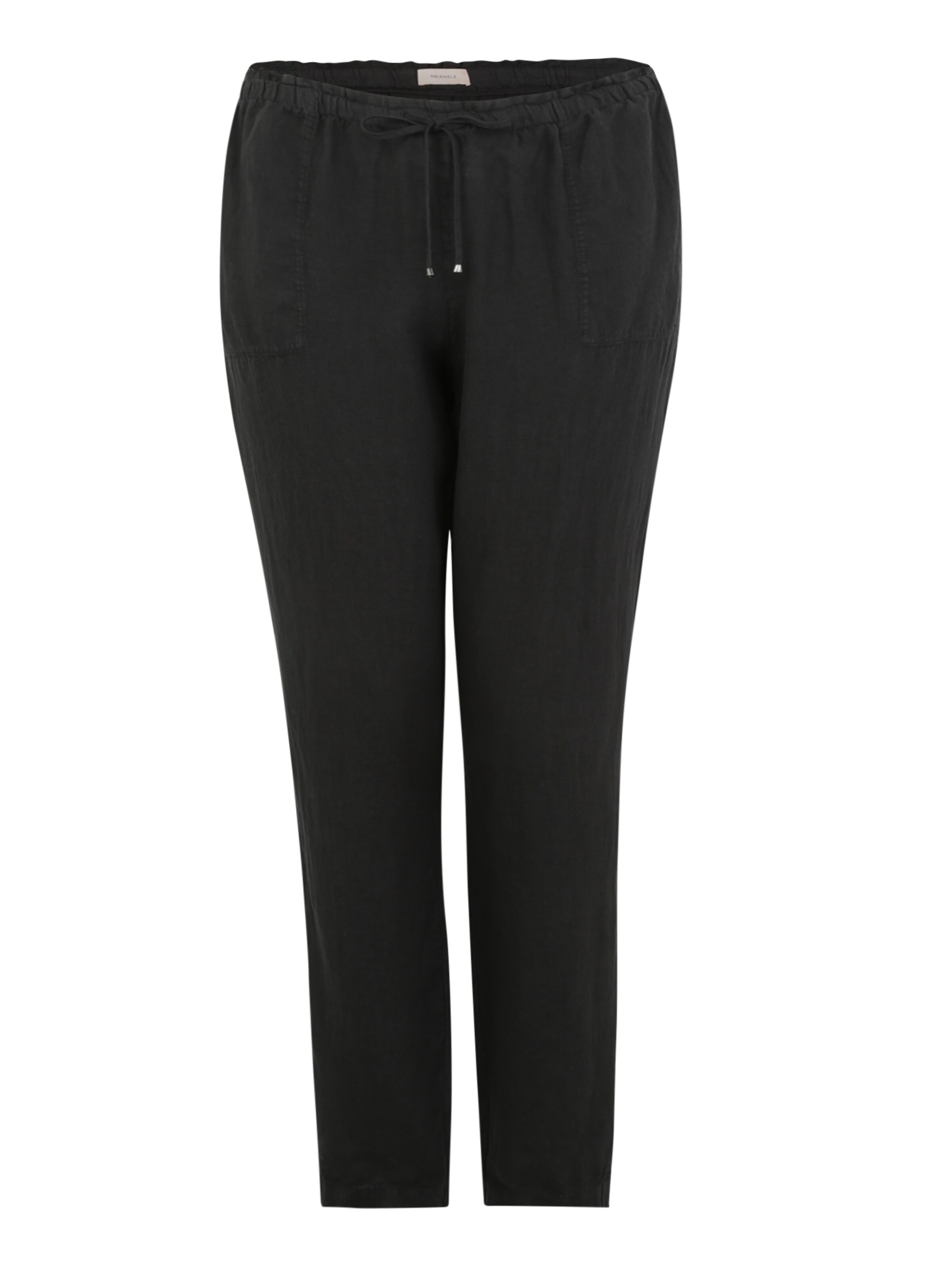 TRIANGLE - Broek in de kleur Black denim