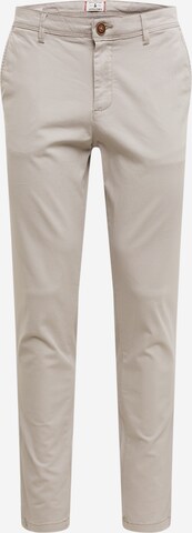 JACK & JONES Chino Pants 'MARCO BOWIE' in Grey: front