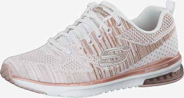 Baskets basses 'AIR INFINITY - STAND OUT' SKECHERS en blanc : devant