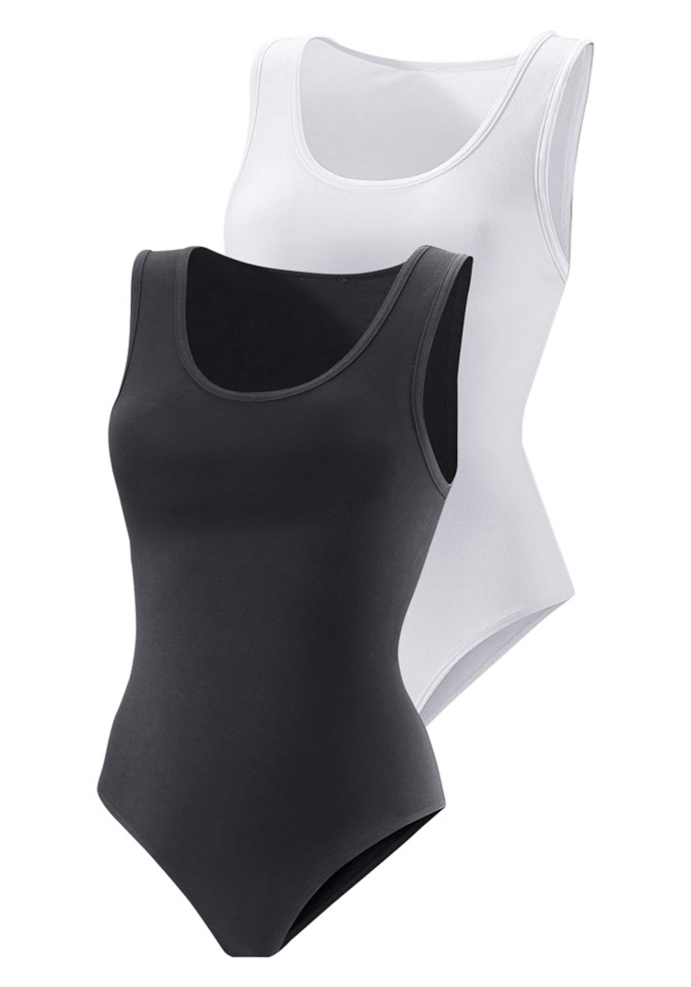 VIVANCE Κορμάκι-μπλουζάκι σε μαύρο: μπροστά