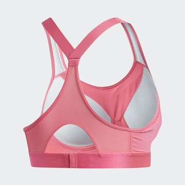 ADIDAS PERFORMANCE Bustier Bra 'Stronger For It' in Pink