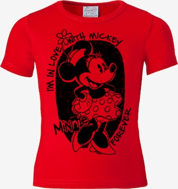 LOGOSHIRT T-Shirt "Minnie Mouse" in Rot: predná strana