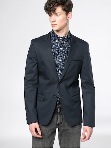 HUGO Red Slim fit Business Blazer 'Anfred' in Blue: front