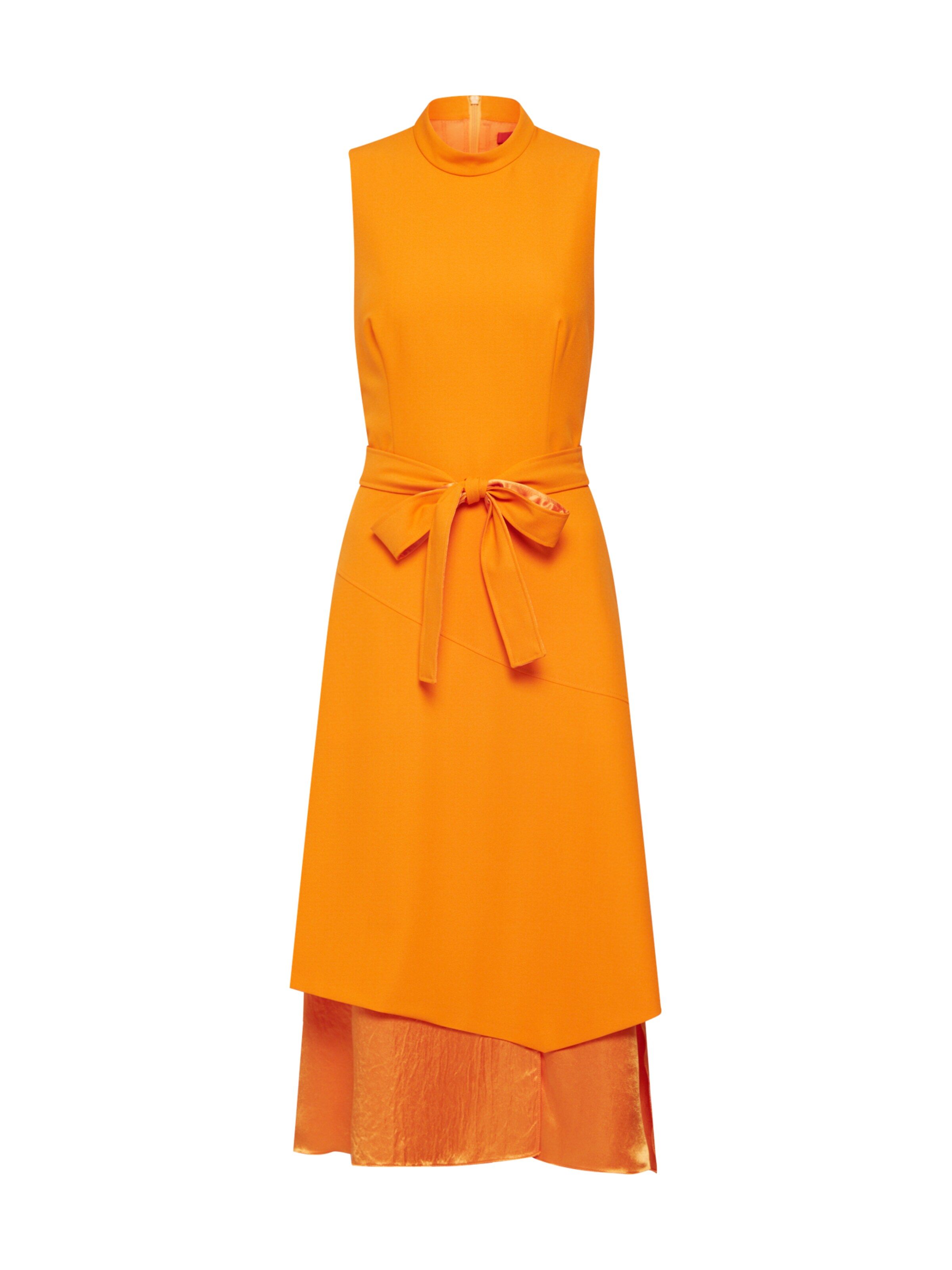 HUGO - Avondjurk 'Kethea' in de kleur Sinaasappel