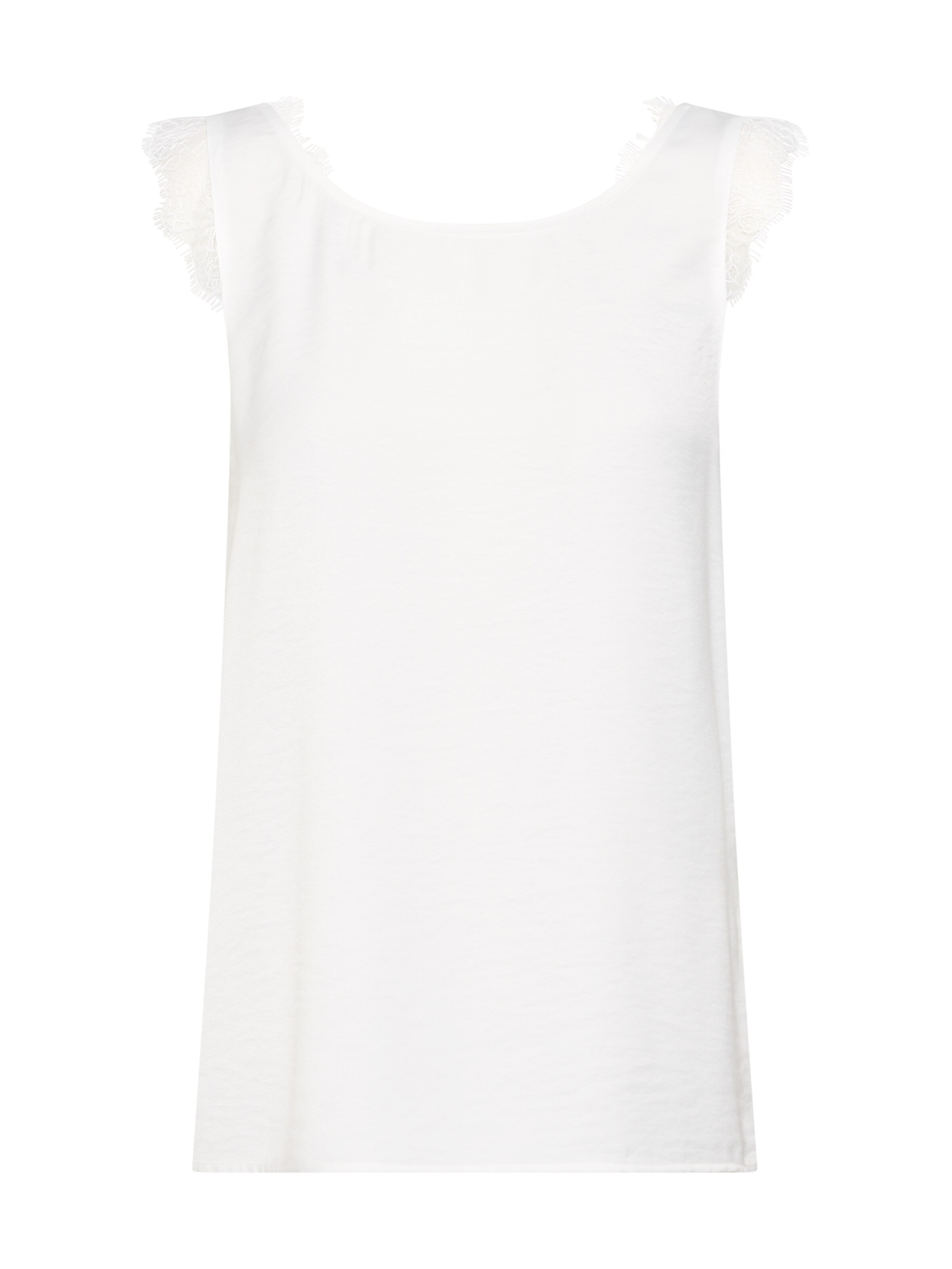 VILA - Blusentop 'VITAS S/S TOP' in weiß