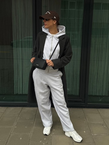Gray Sweatsuit Look