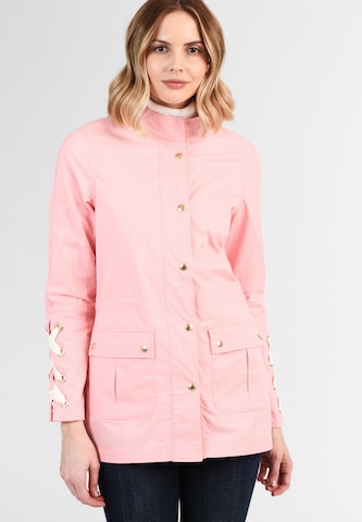 Veste mi-saison MYMO en rose : devant