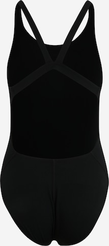 Nike Swim Bustier Športne enodelne kopalke | črna barva