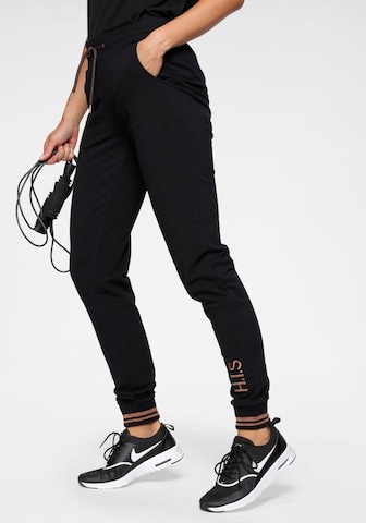 H.I.S Tapered Pants in Black