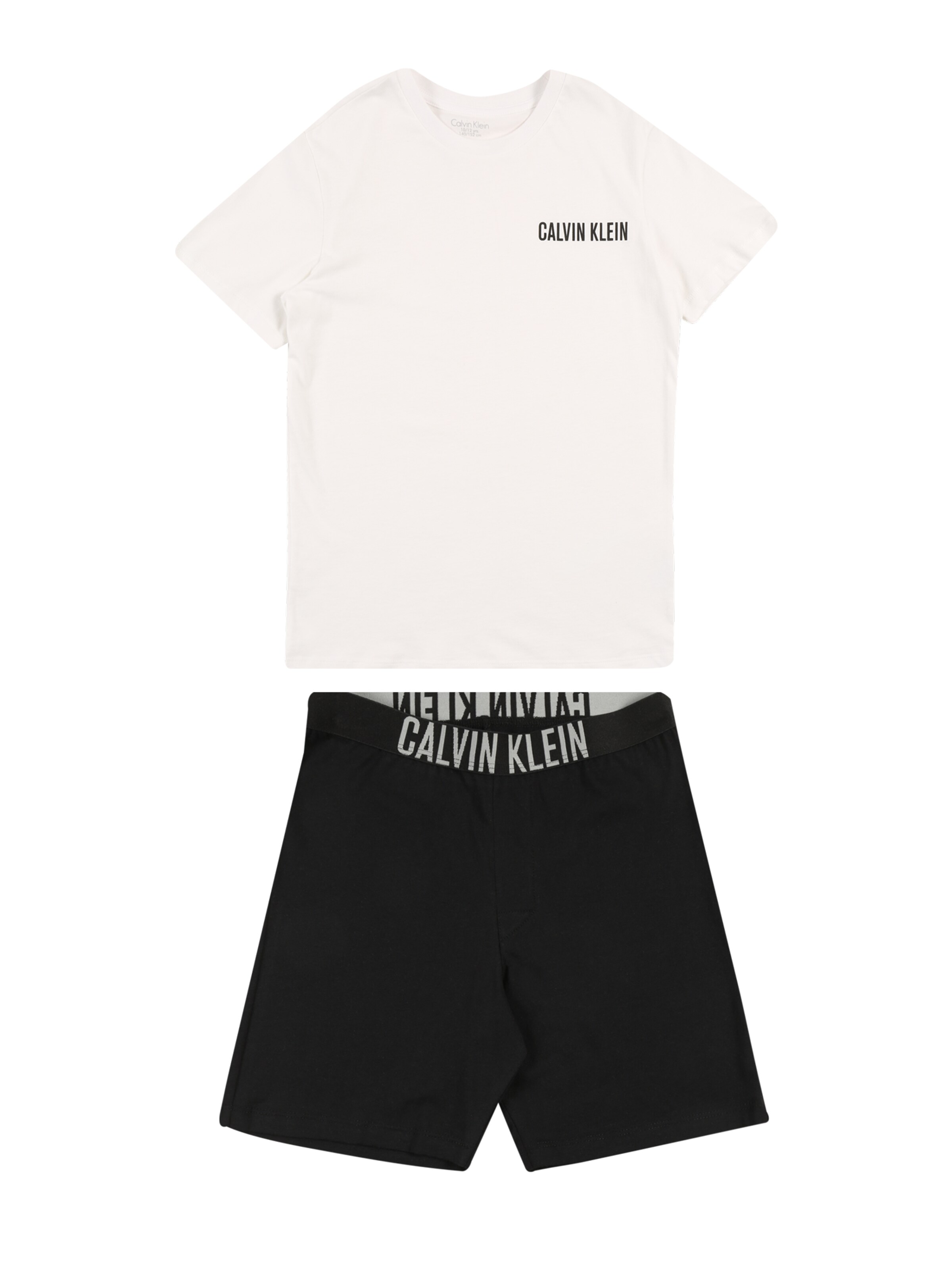 Kinder Teens (Gr. 140-176) Calvin Klein Underwear Pyjamaset in Schwarz, Weiß - AP22737