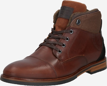 Bottines à lacets BULLBOXER en marron : devant