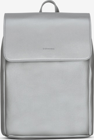 Expatrié Backpack 'Noelle' in Silver: front