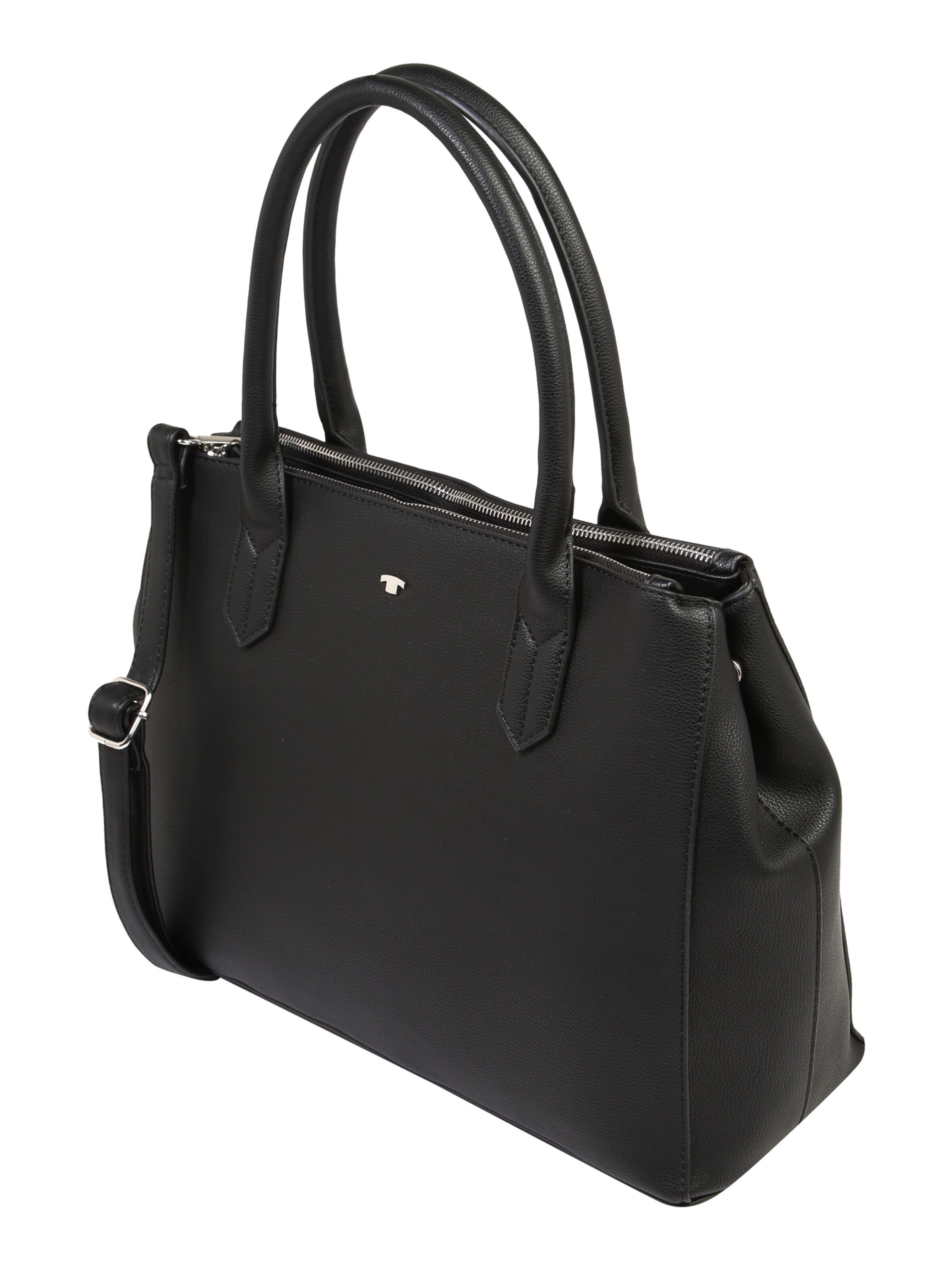 TOM TAILOR Shopper 'Roma' - Čierna