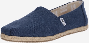 TOMS Espadrilles 'Alpargata Core' in Blue: front