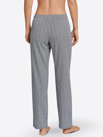 SCHIESSER Pajama Pants in Blue: back