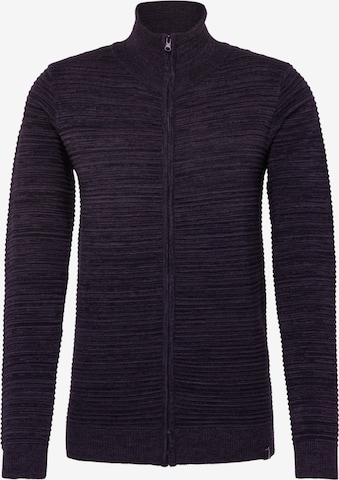 INDICODE JEANS Knit cardigan 'Badric' in Grey: front