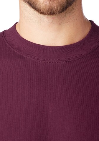 FRUIT OF THE LOOM Sweatshirt in Rot
