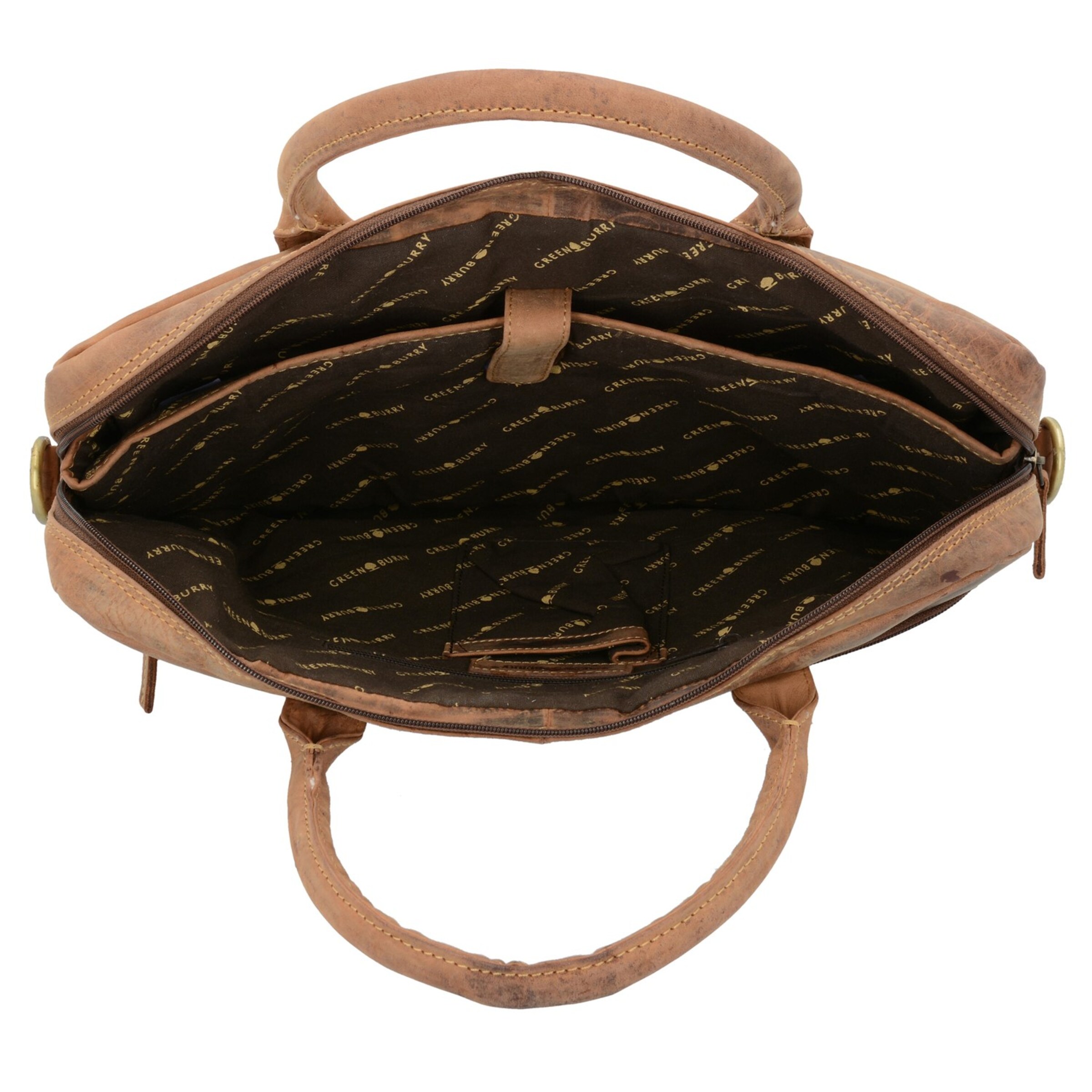 Porte-documents GREENBURRY en marron