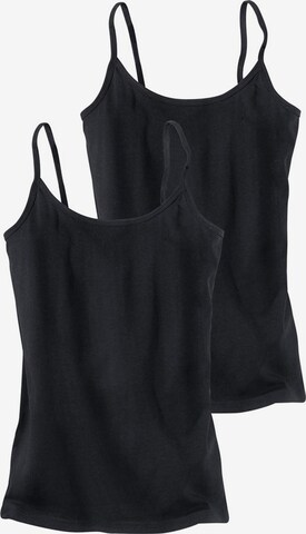 Maillot de corps H.I.S en noir : devant