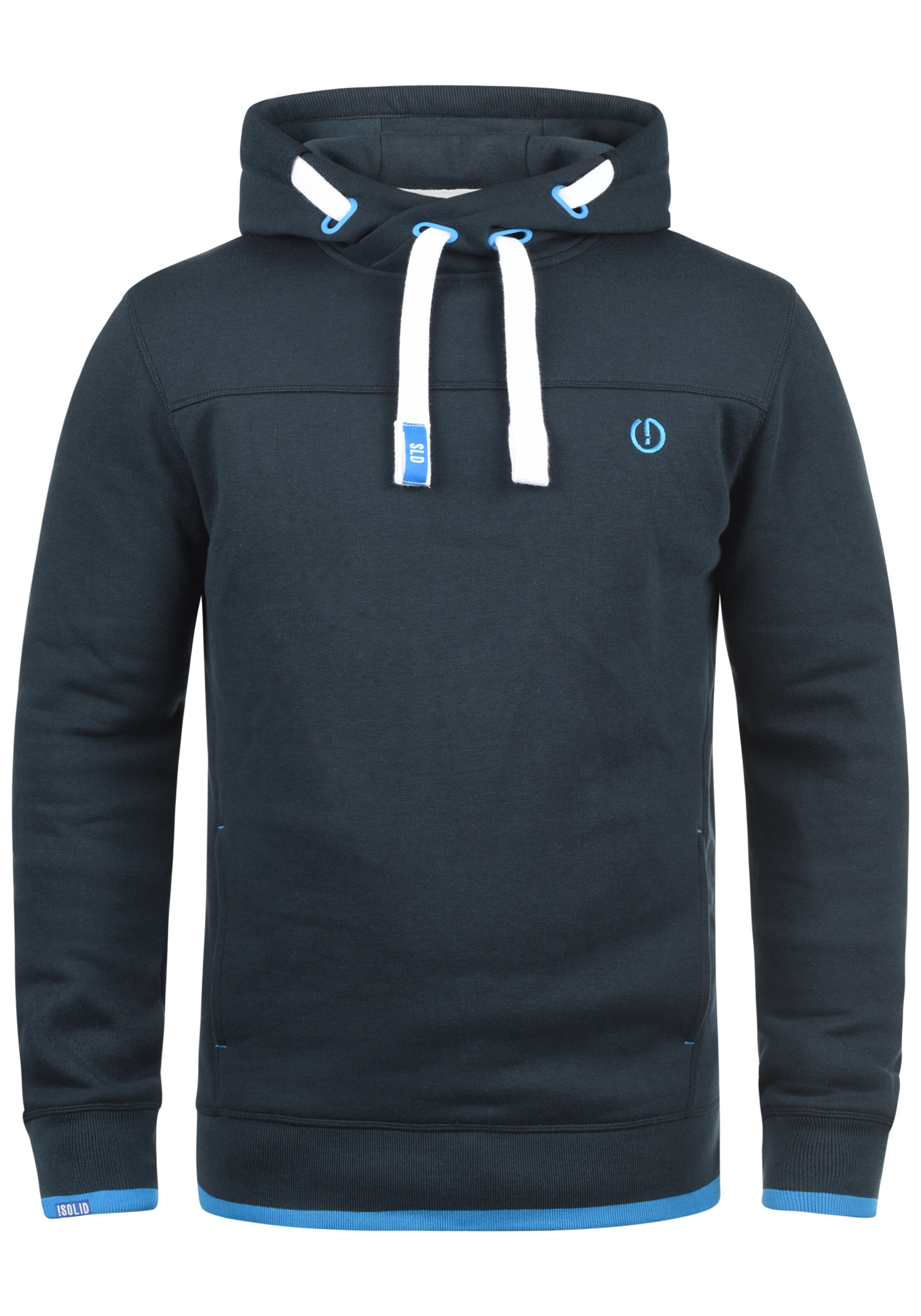 Sweat-shirt 'Benjamin' !Solid en bleu : devant