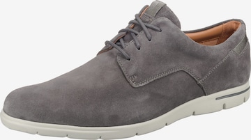CLARKS Lace-Up Shoes 'Vennor Walk' in Grey: front