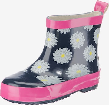 Bottes en caoutchouc PLAYSHOES en bleu : devant