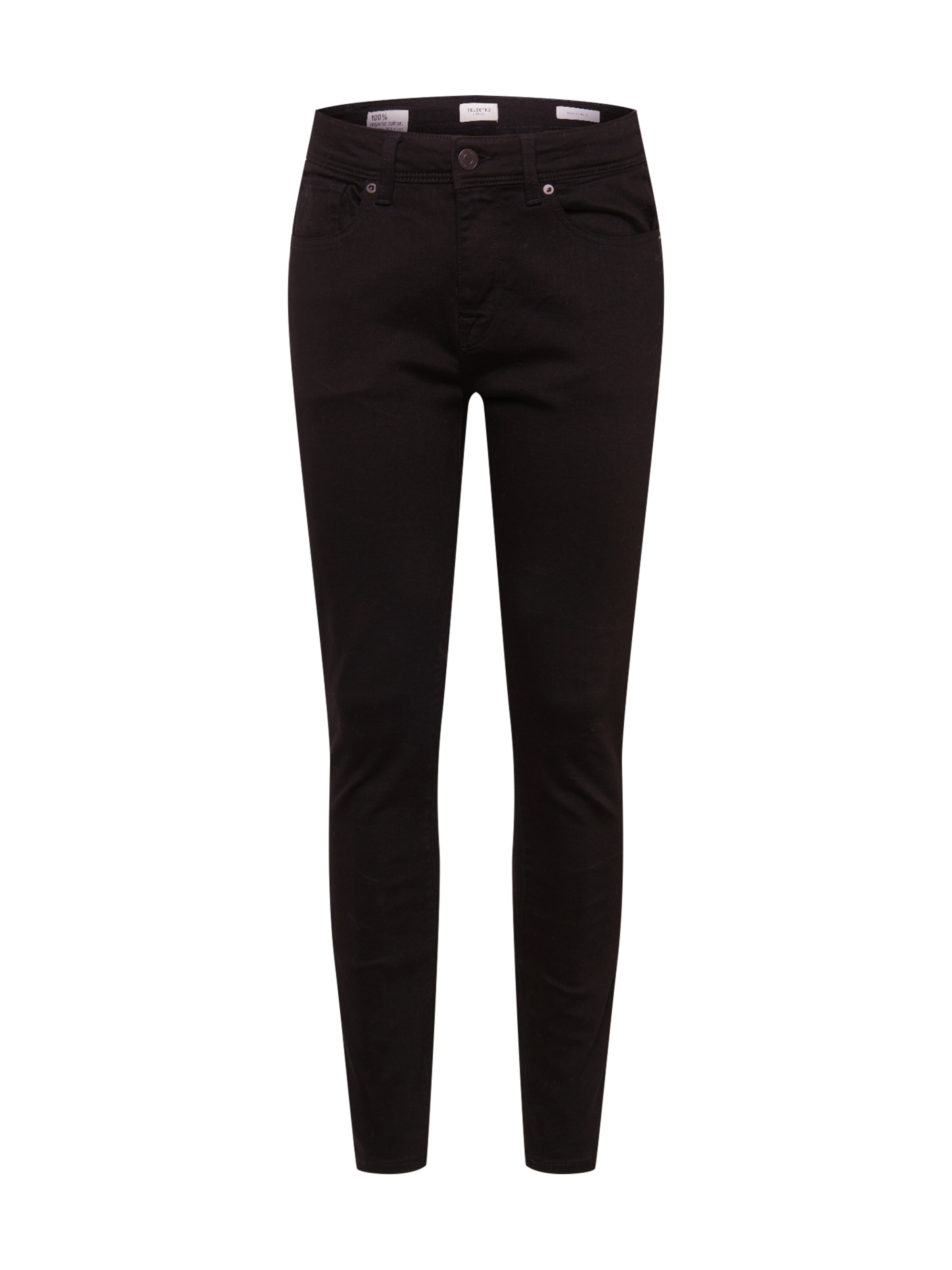 SELECTED Skinny Jeans 'Pete' in Black: front