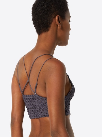 Bustier Haut 'ADELLA' Free People en gris : derrière