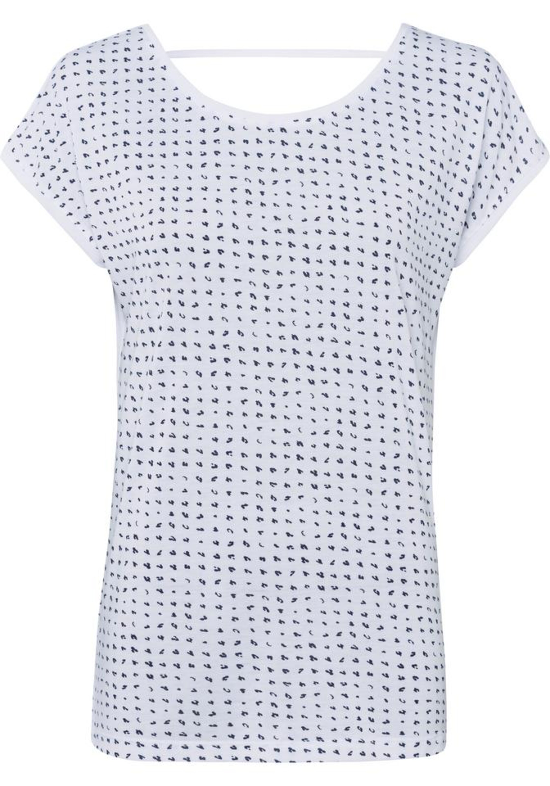 Femme T-Shirt VIVANCE en Blanc, Bleu 