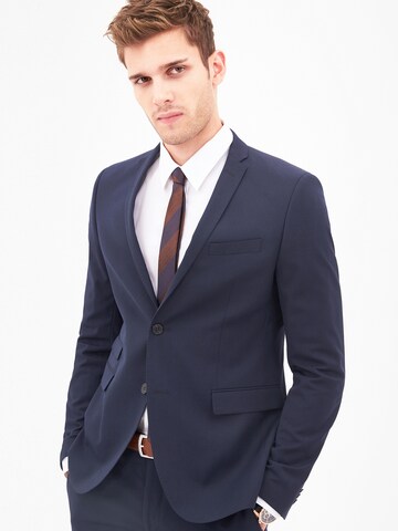 s.Oliver BLACK LABEL Slim Fit Sakko 'Cesano' in Blau: predná strana