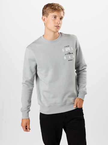 G-Star RAW Regular fit Sweatshirt in Grijs: voorkant