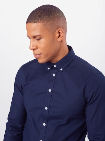 Casual Friday Regular fit Zakelijk overhemd 'Arthur' in Blauw