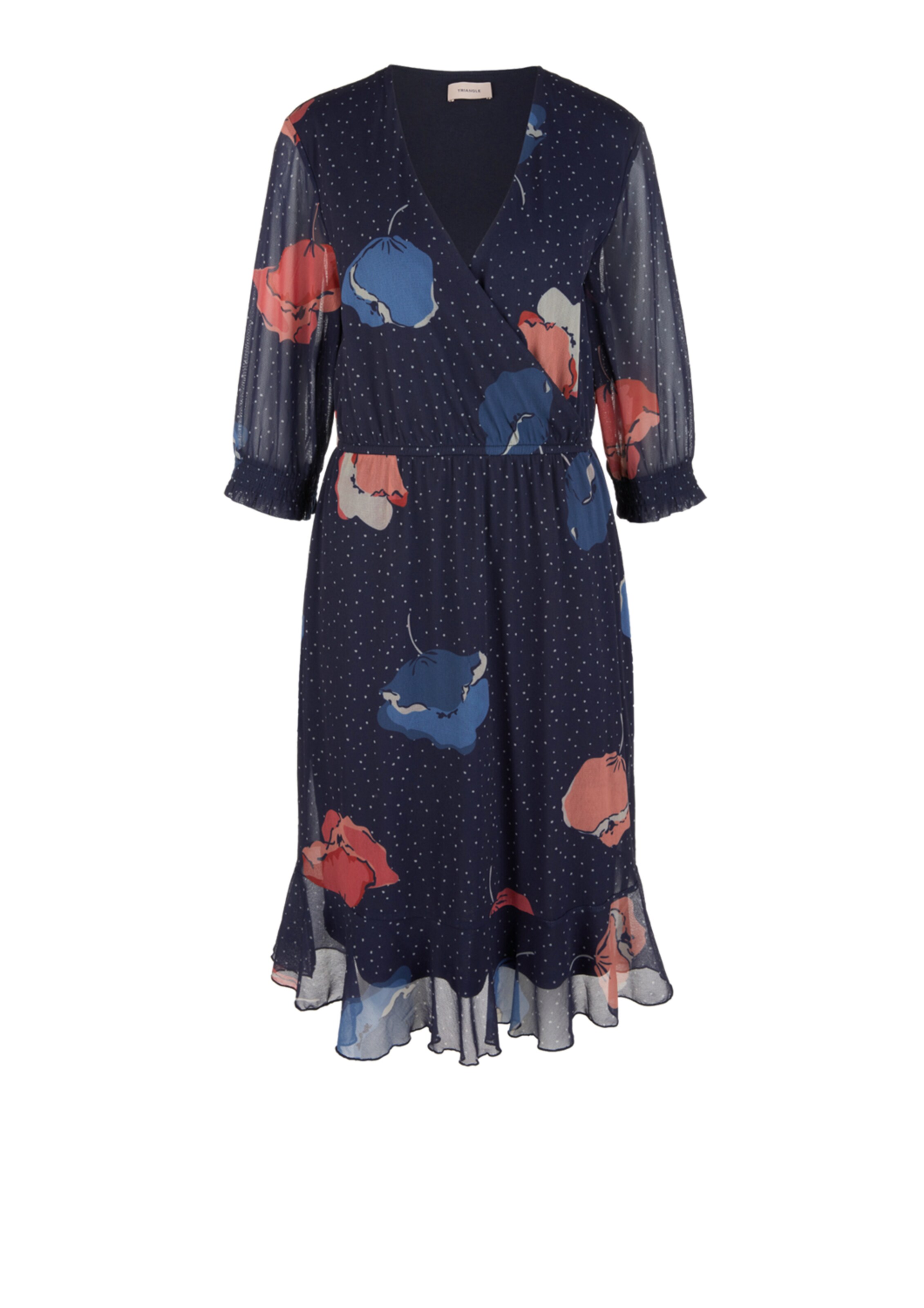 TRIANGLE - Meshkleid in navy