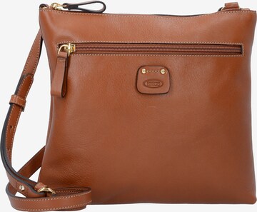 Bric's Crossbody Bag 'Life Pelle' in Brown: front