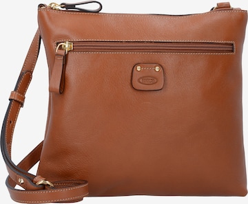 Bric's Crossbody Bag 'Life Pelle' in Brown: front