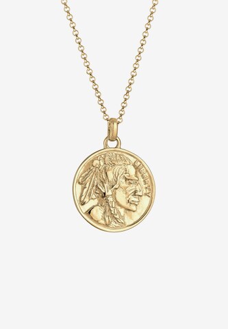 ELLI Halskette 'Münze' in Gold