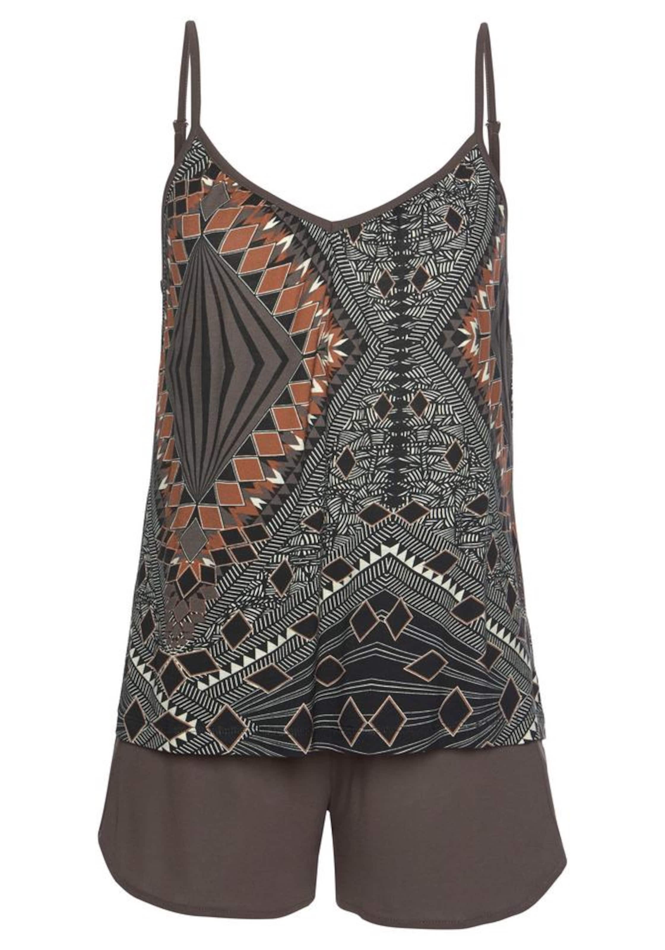 LASCANA Shorty in Braun: Vorderseite