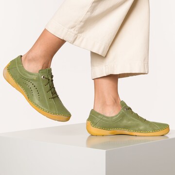 JOSEF SEIBEL Lace-Up Shoes 'Fergey 73' in Green