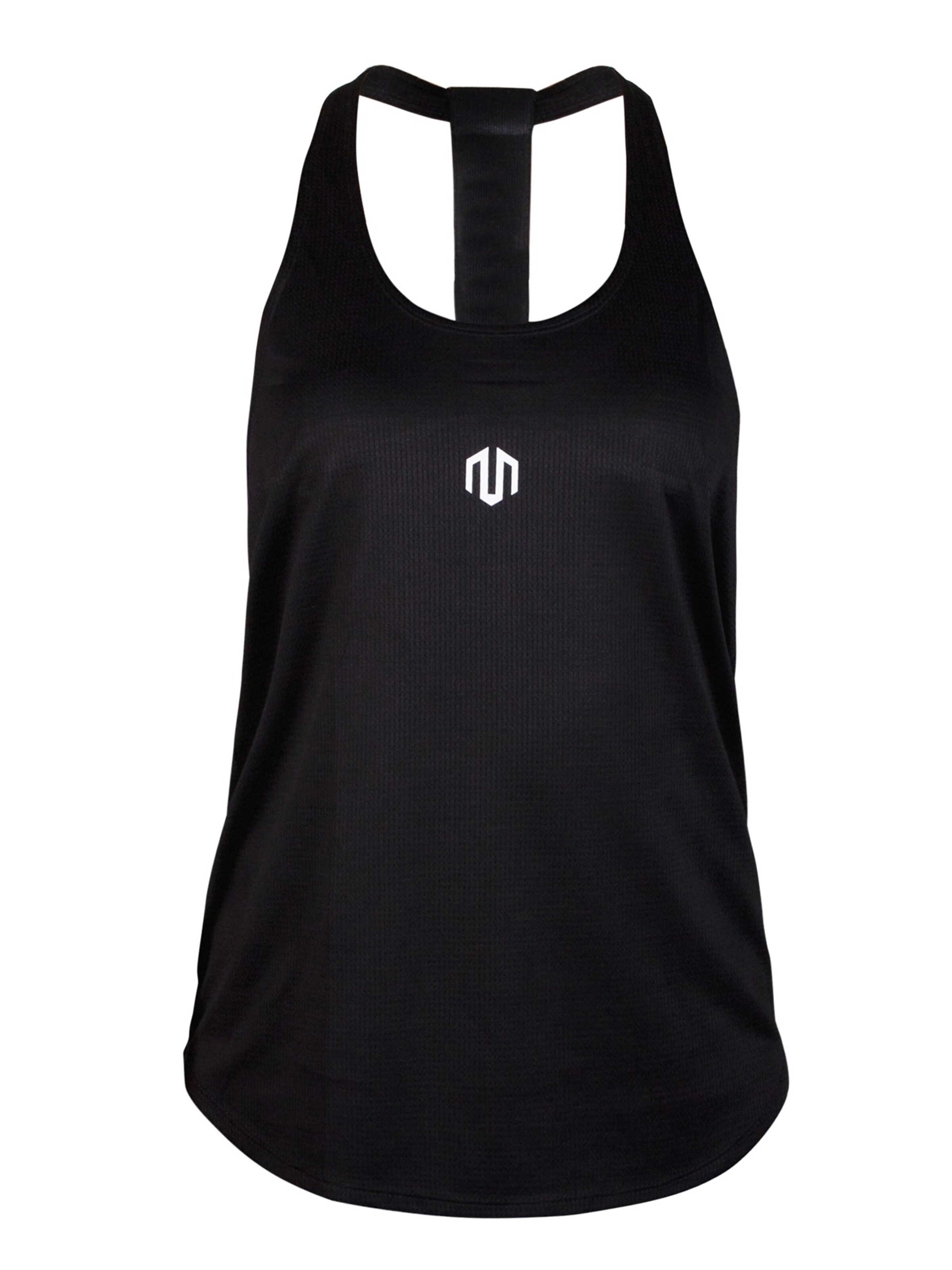 MOROTAI - Sport-Top 'Performance Stringer' in schwarz