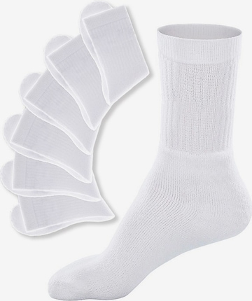 GO IN Socks in White: front