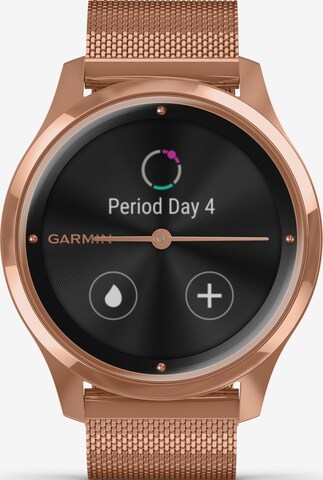 GARMIN Sports Watch 'Vivomove  Luxe' in Gold