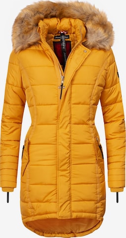 Manteau d’hiver 'Papaya' NAVAHOO en jaune : devant