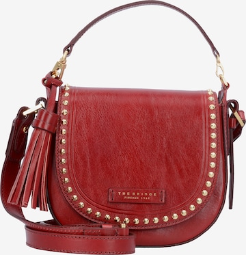 The Bridge 'Rock' Handtasche Leder 21 cm in Rot: predná strana