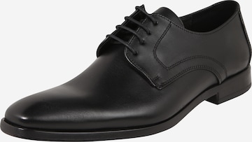 Pantofi cu șireturi de la LLOYD pe negru: față