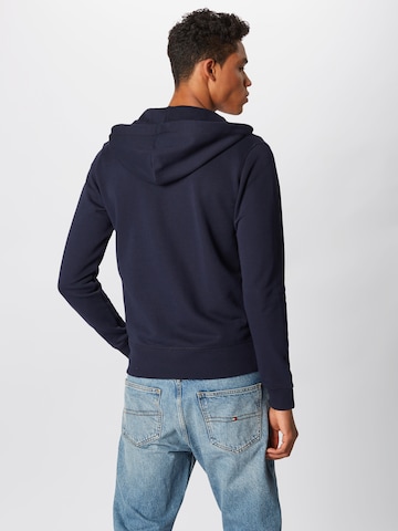 GANT Regular fit Zip-Up Hoodie in Blue: back