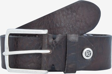 b.belt Handmade in Germany Riem 'Zac' in Bruin: voorkant