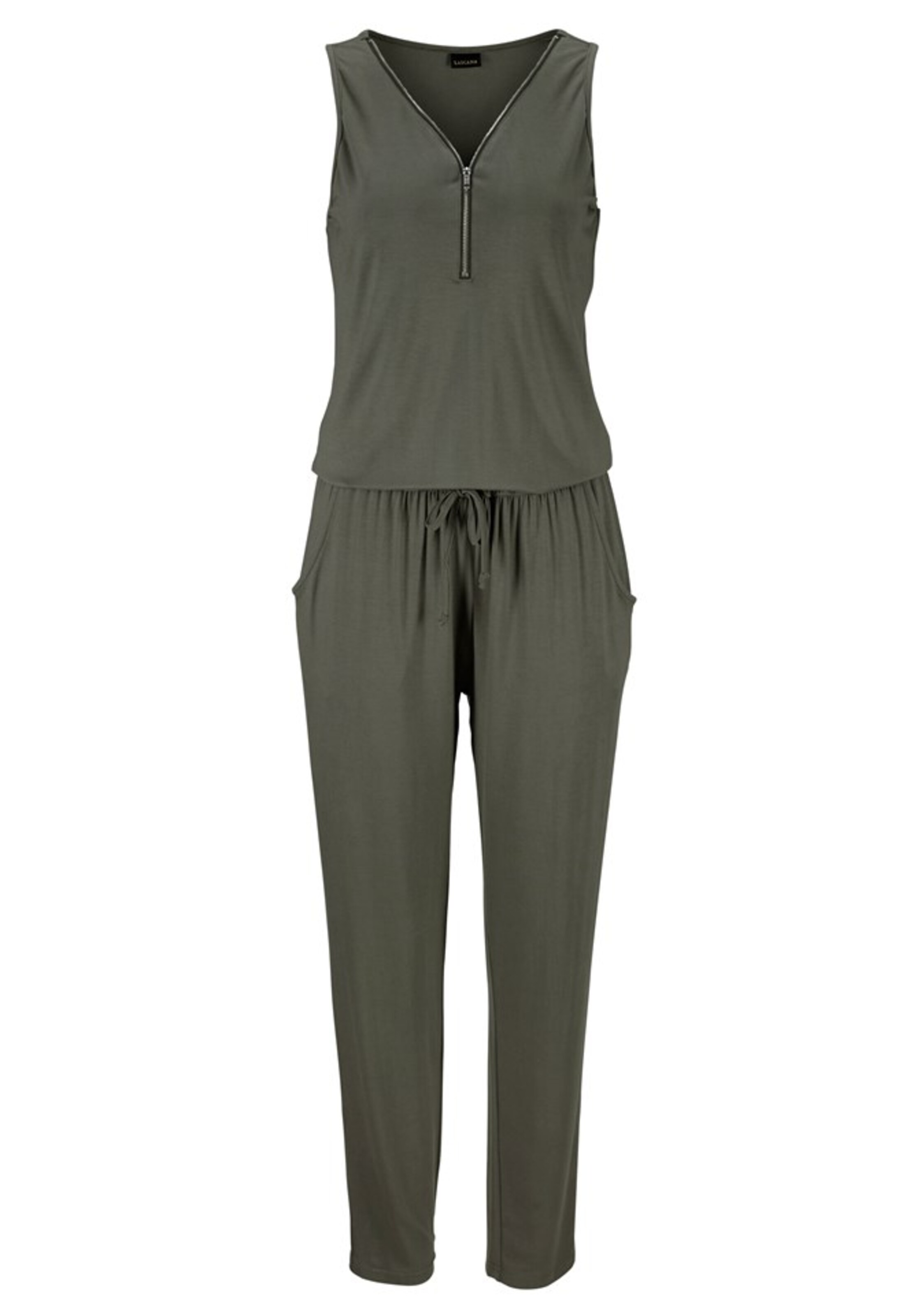 LASCANA - Overall in dunkelgrün